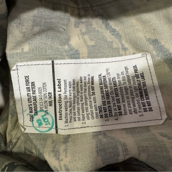 US Military Digital Tiger Stripe Camo Combat Uniform Coat 38L Shirt Jacket * - Picture 2 of 9